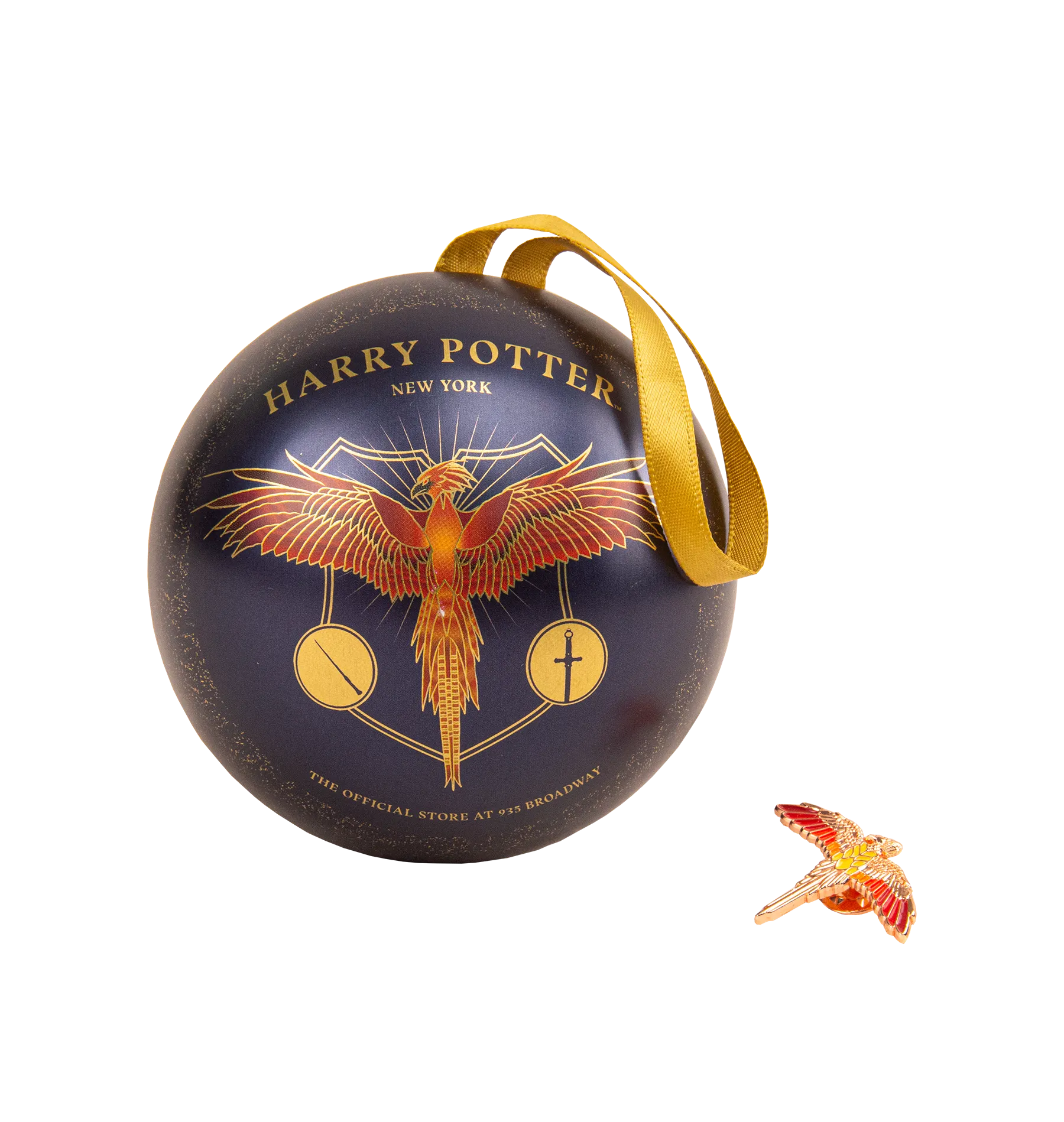 Harry Potter NYC Fawkes Christmas Bauble