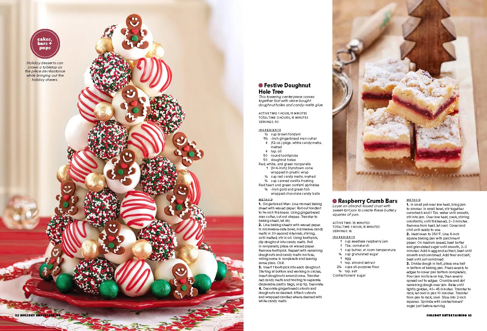 Holiday Entertaining - 67  Festive Recipes: Thanksgiving, Christmas, New Year's, Menu Planning, Tabletop Decor, Hosting Tips, Timing Plans, Cookie Parties, Brunch, Doughnut Trees & Cinnamon Rolls!