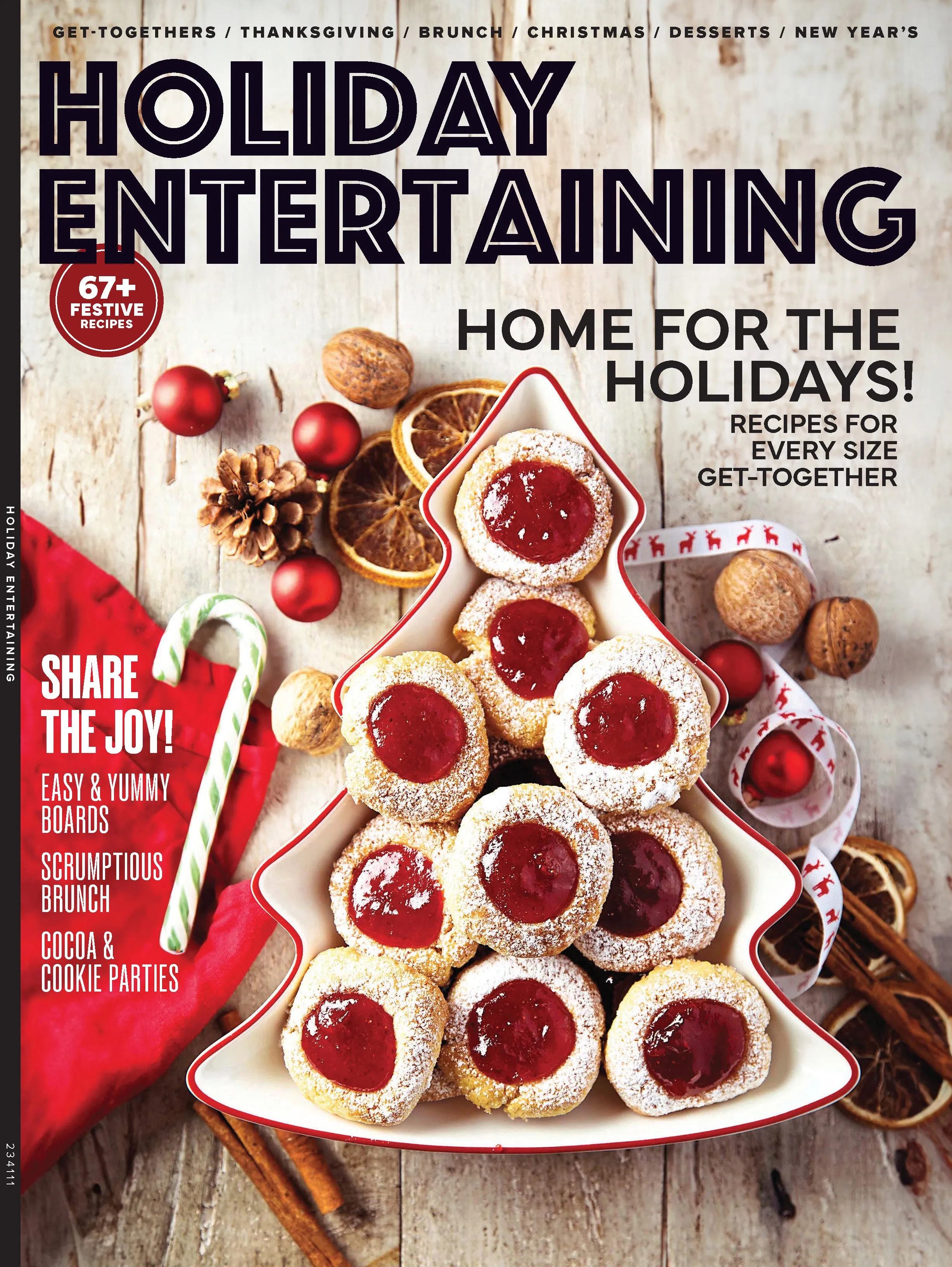 Holiday Entertaining - 67  Festive Recipes: Thanksgiving, Christmas, New Year's, Menu Planning, Tabletop Decor, Hosting Tips, Timing Plans, Cookie Parties, Brunch, Doughnut Trees & Cinnamon Rolls!