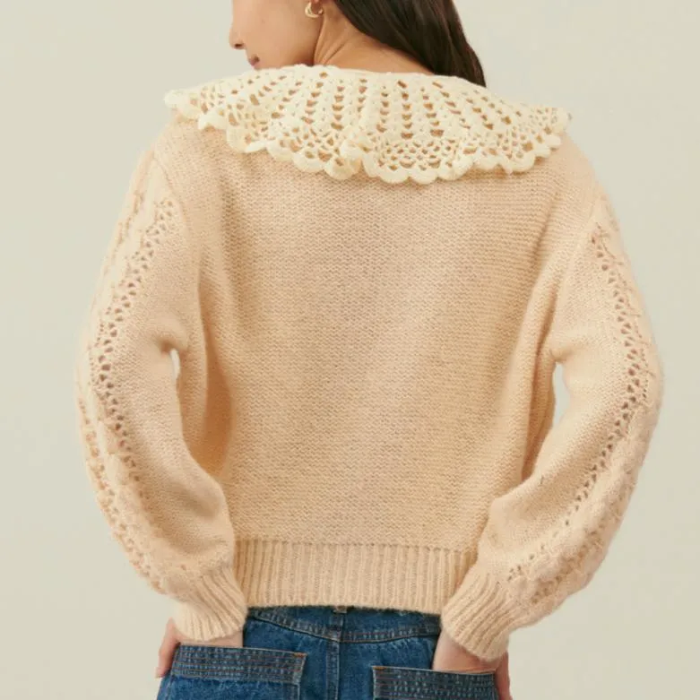 Louise Misha Ascaliane Cardigan Blush