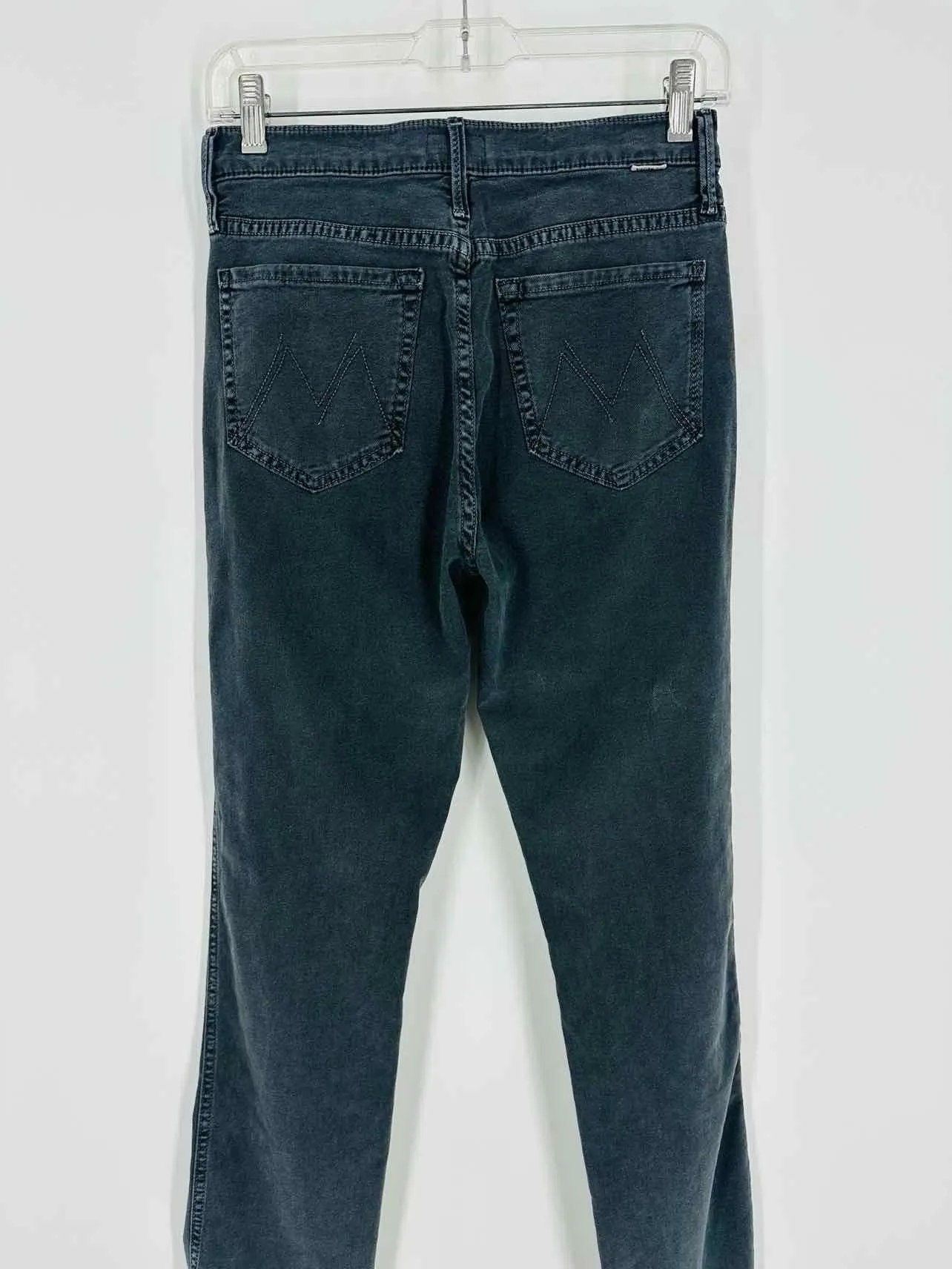 Mother Size 27=4 Dk Slate Frayed Denim Premium Denim Jeans