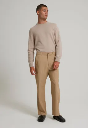 Richard Cotton Pant - Nutmeg Tint