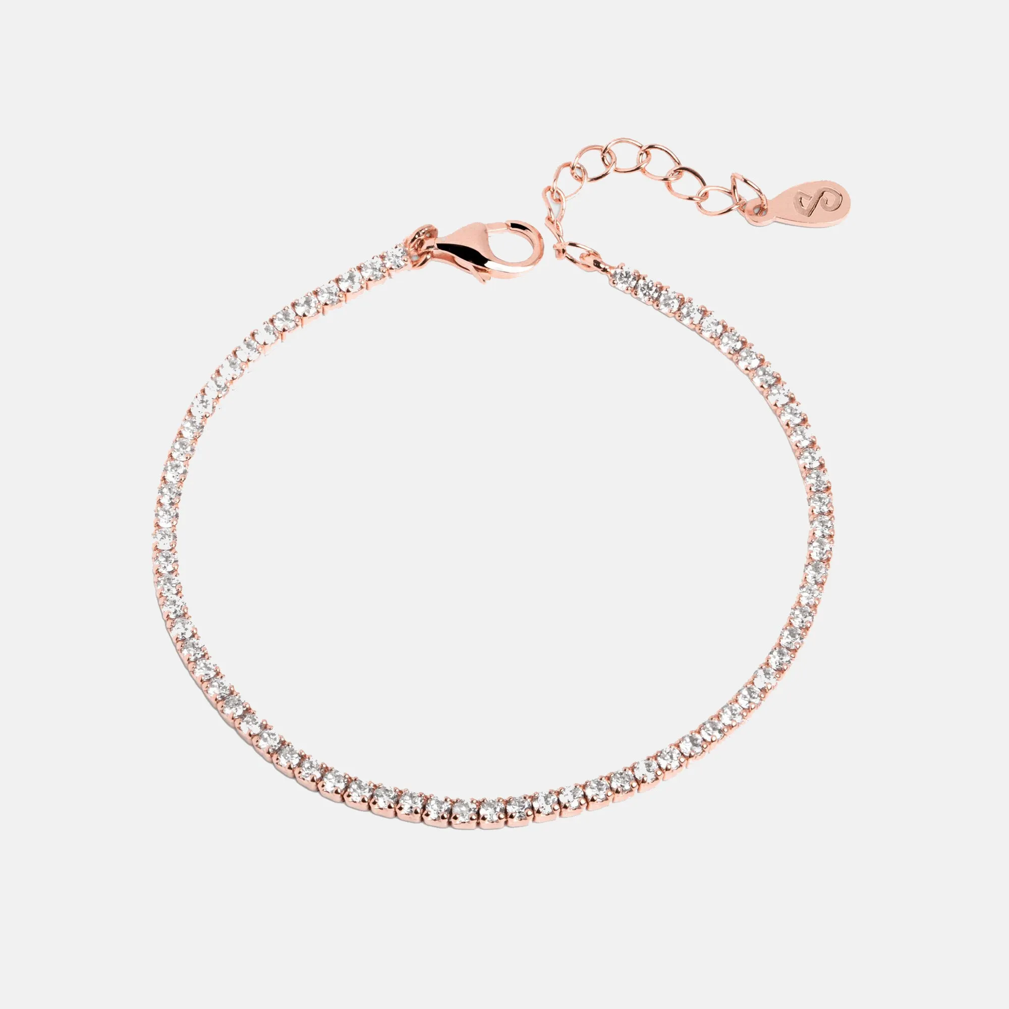 Riviere Spark Rose Gold Bracelet