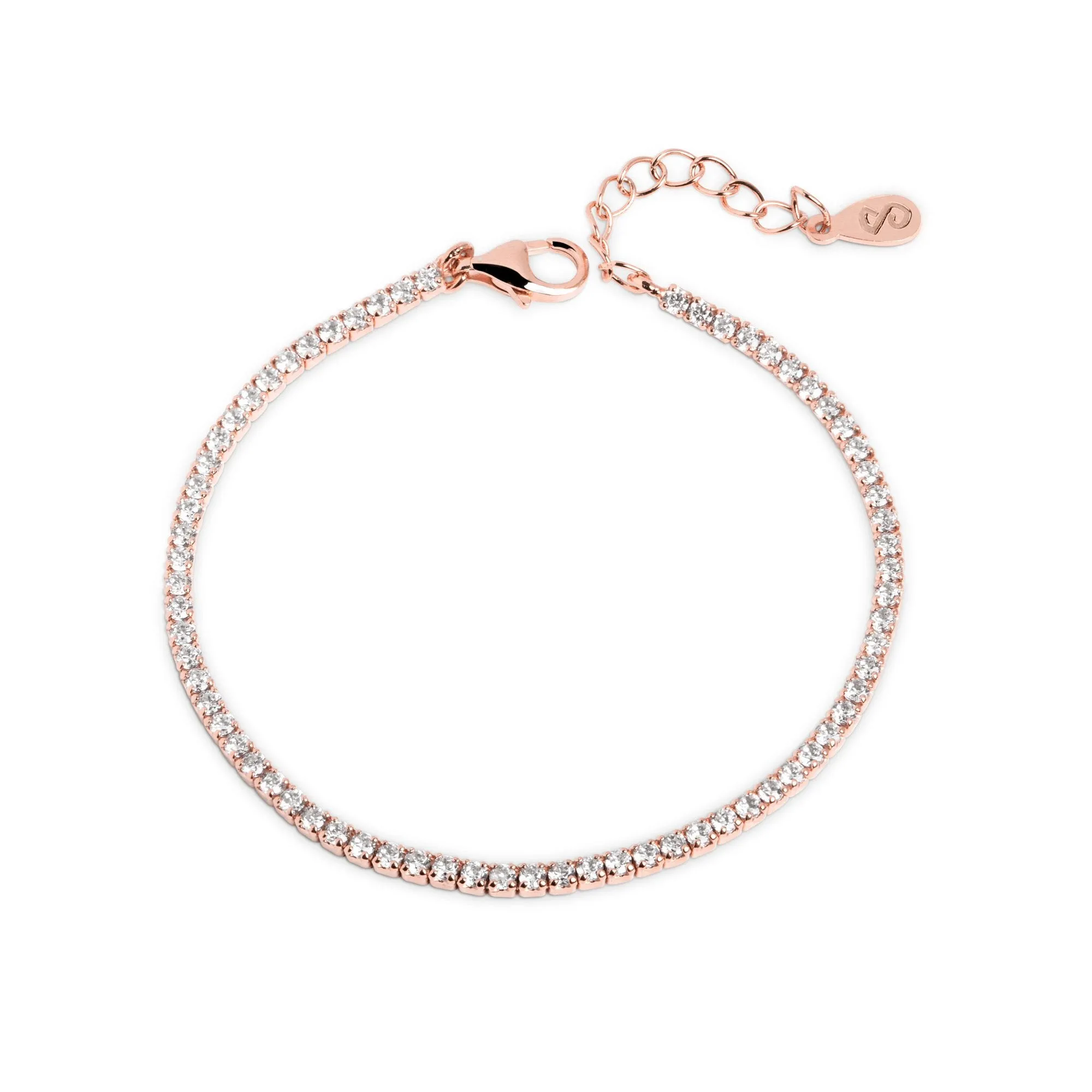 Riviere Spark Rose Gold Bracelet