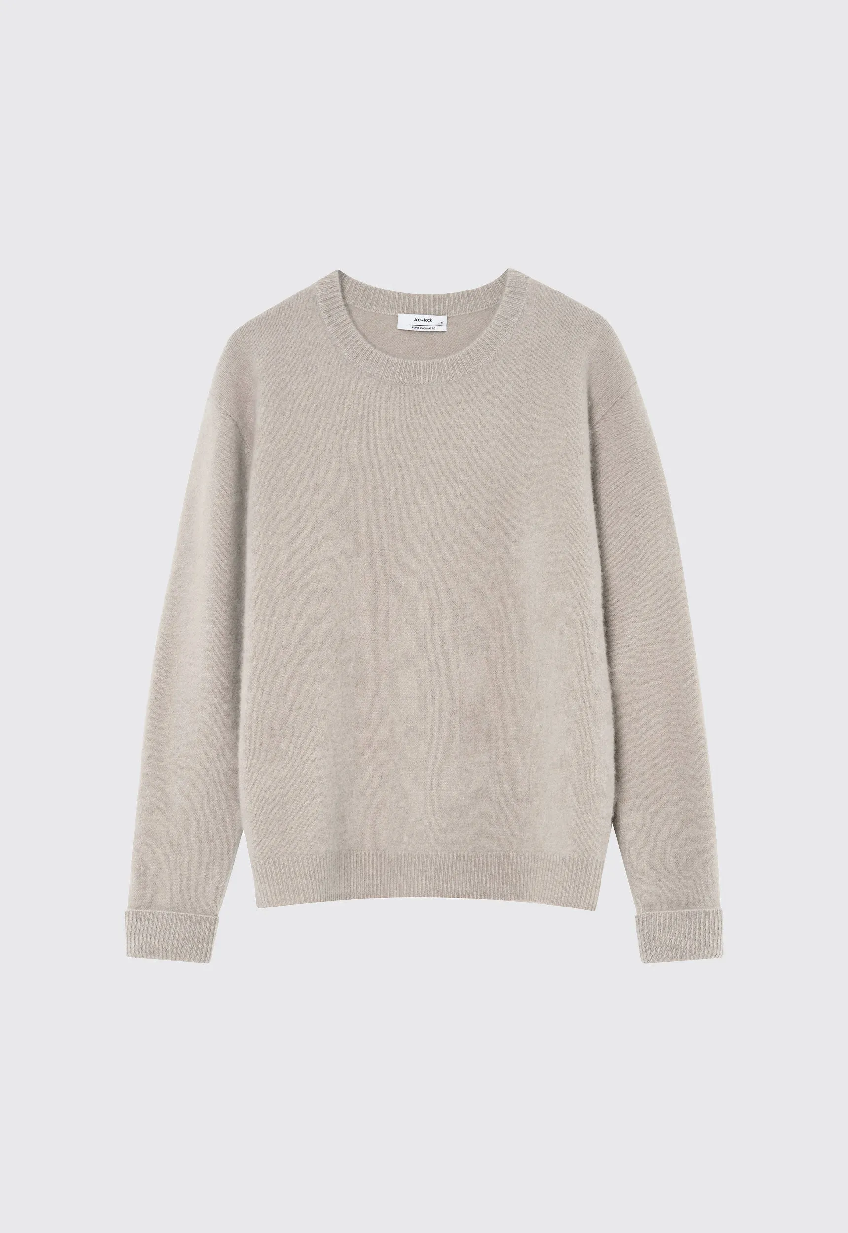 Roy Cashmere Sweater - Flaxen Beige