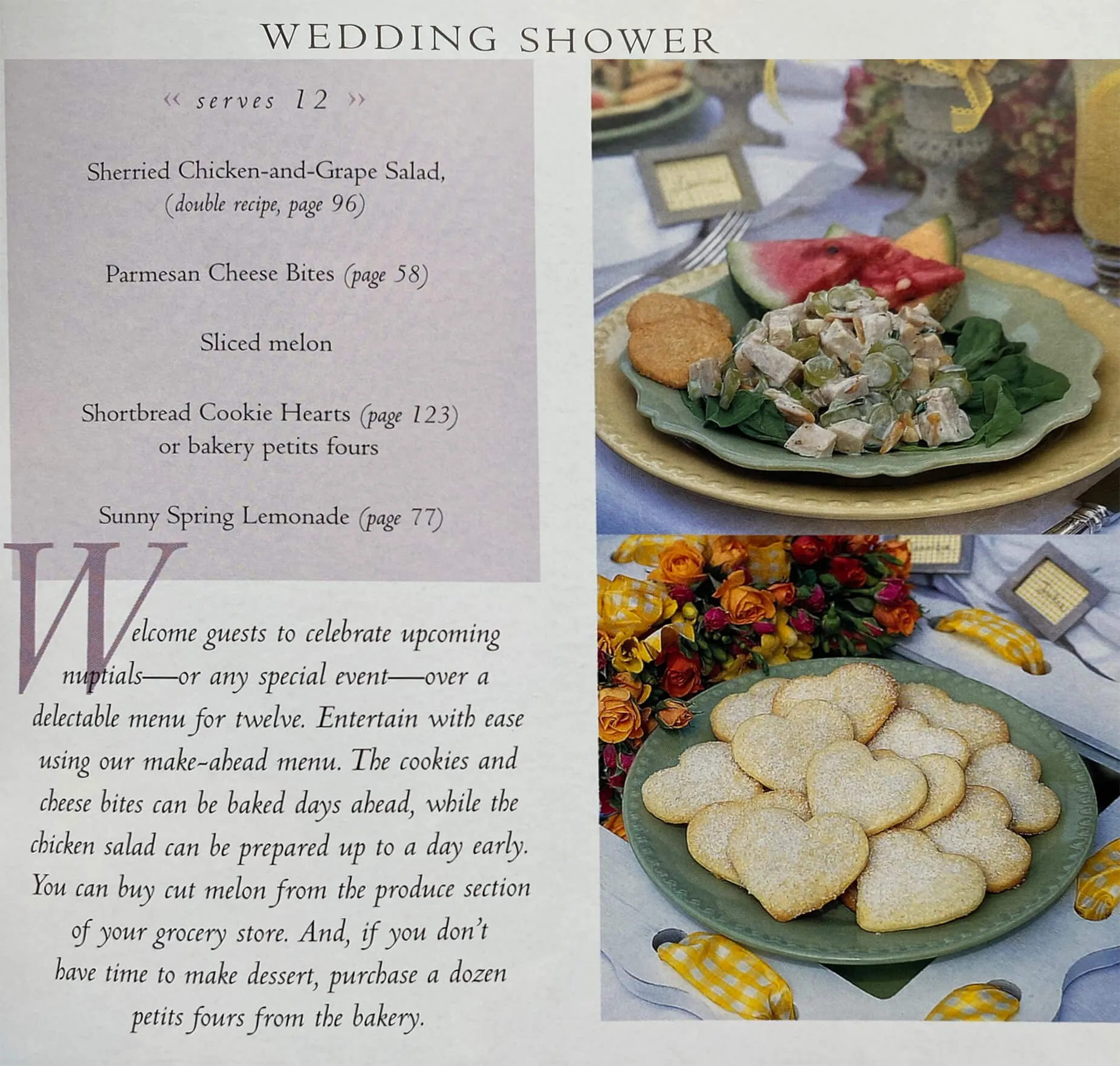 Southern Living easy entertaining Cookbook