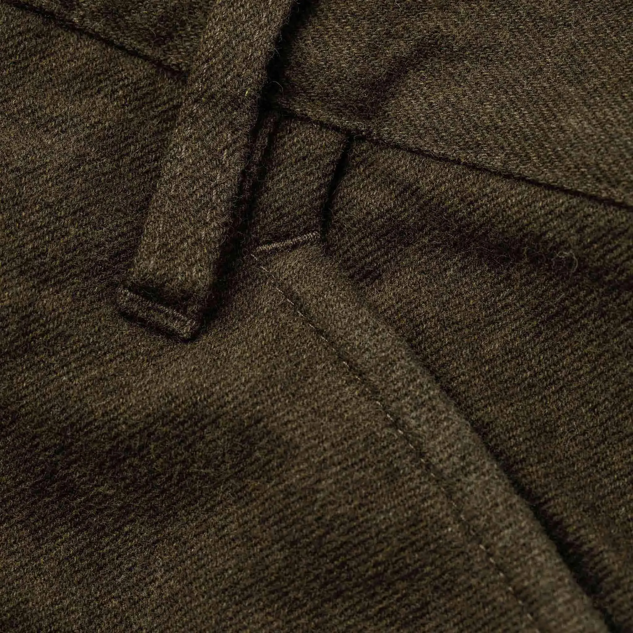 The Camp Pant in Heather Olive Twill