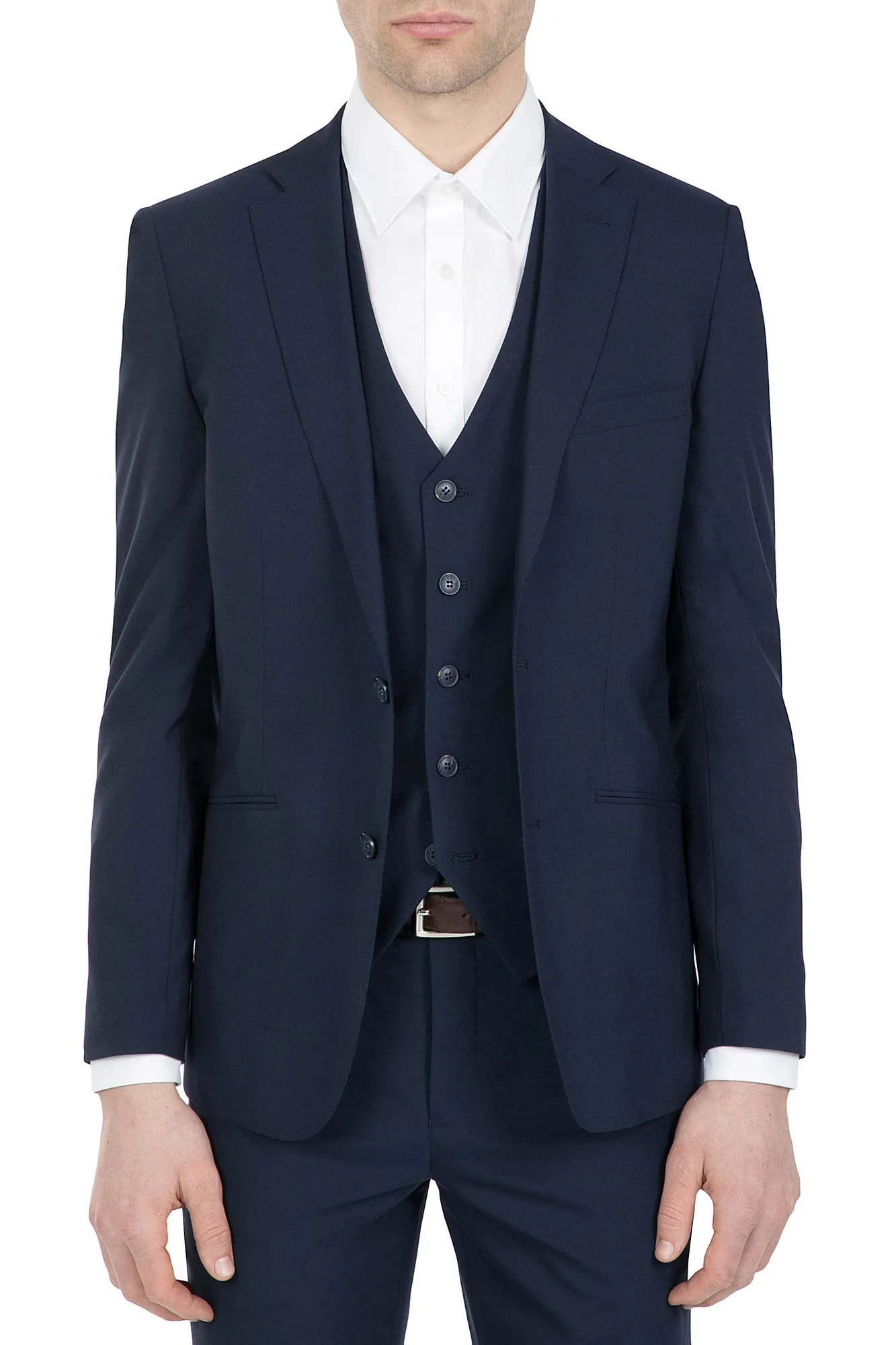 Uberstone Jack Skinny Blue Suit Set