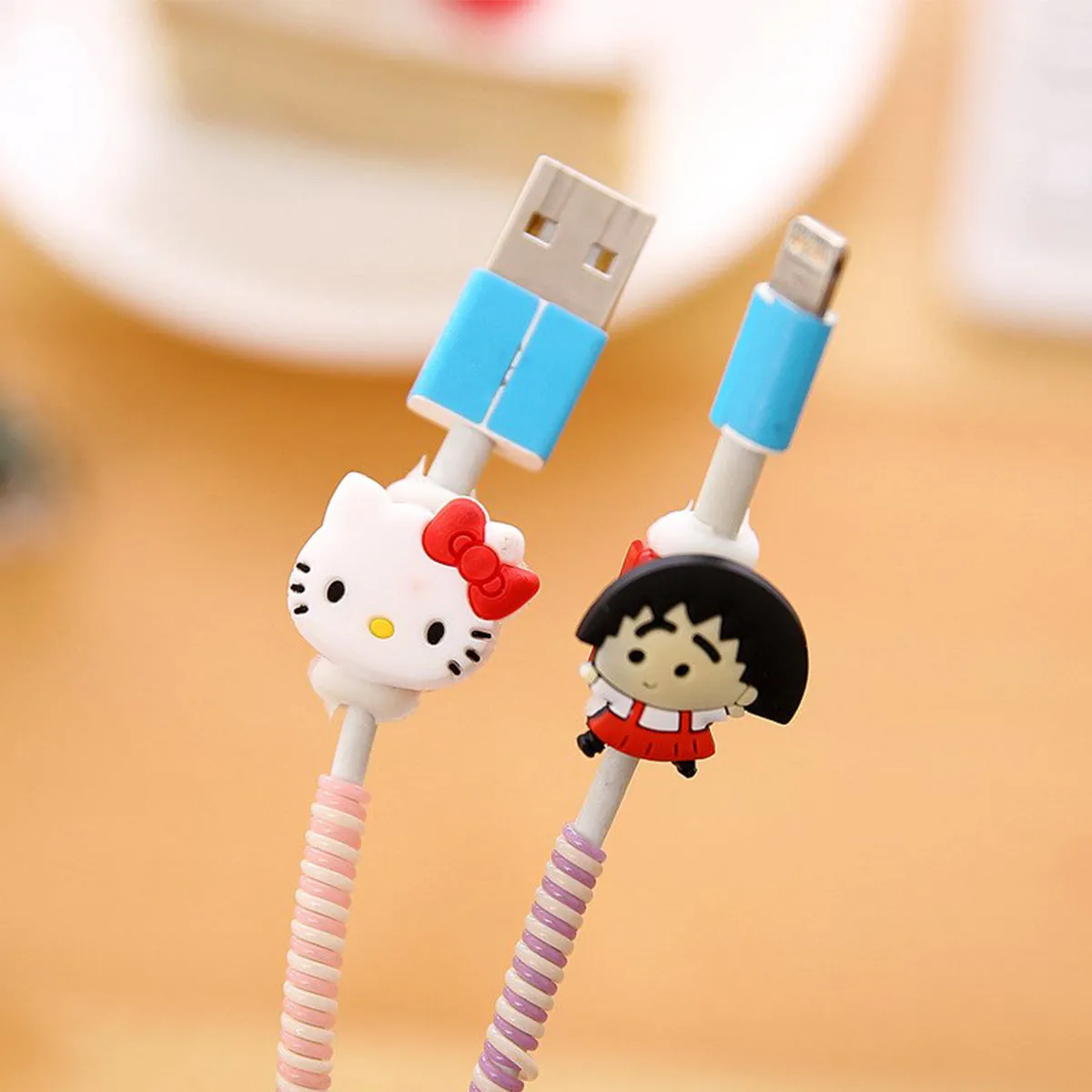 Wire Cable Protector - Hello Kitty - Red