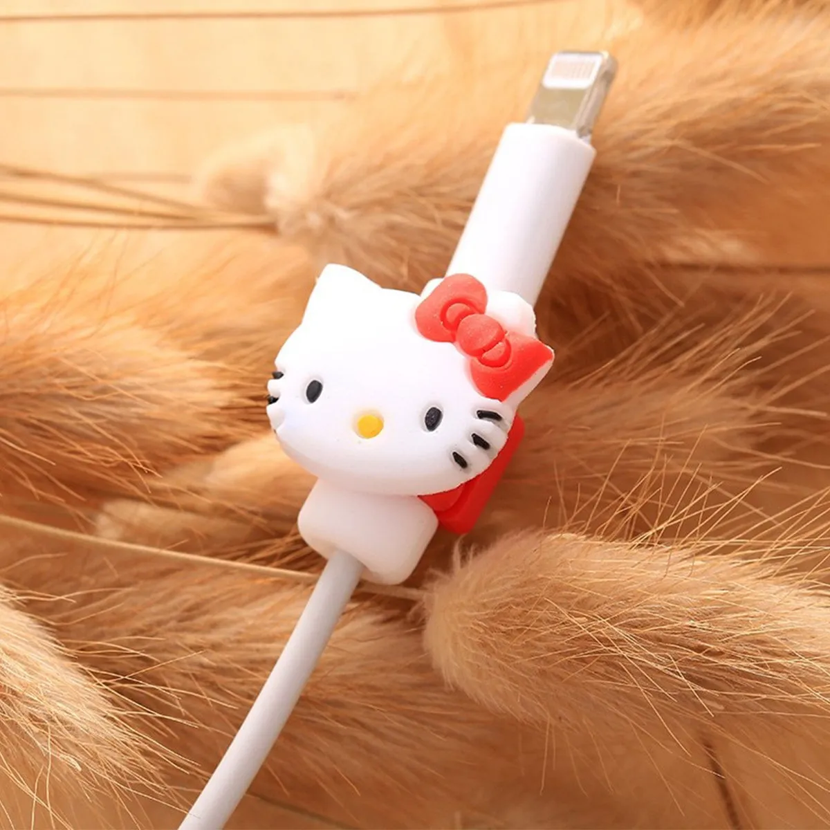 Wire Cable Protector - Hello Kitty - Red