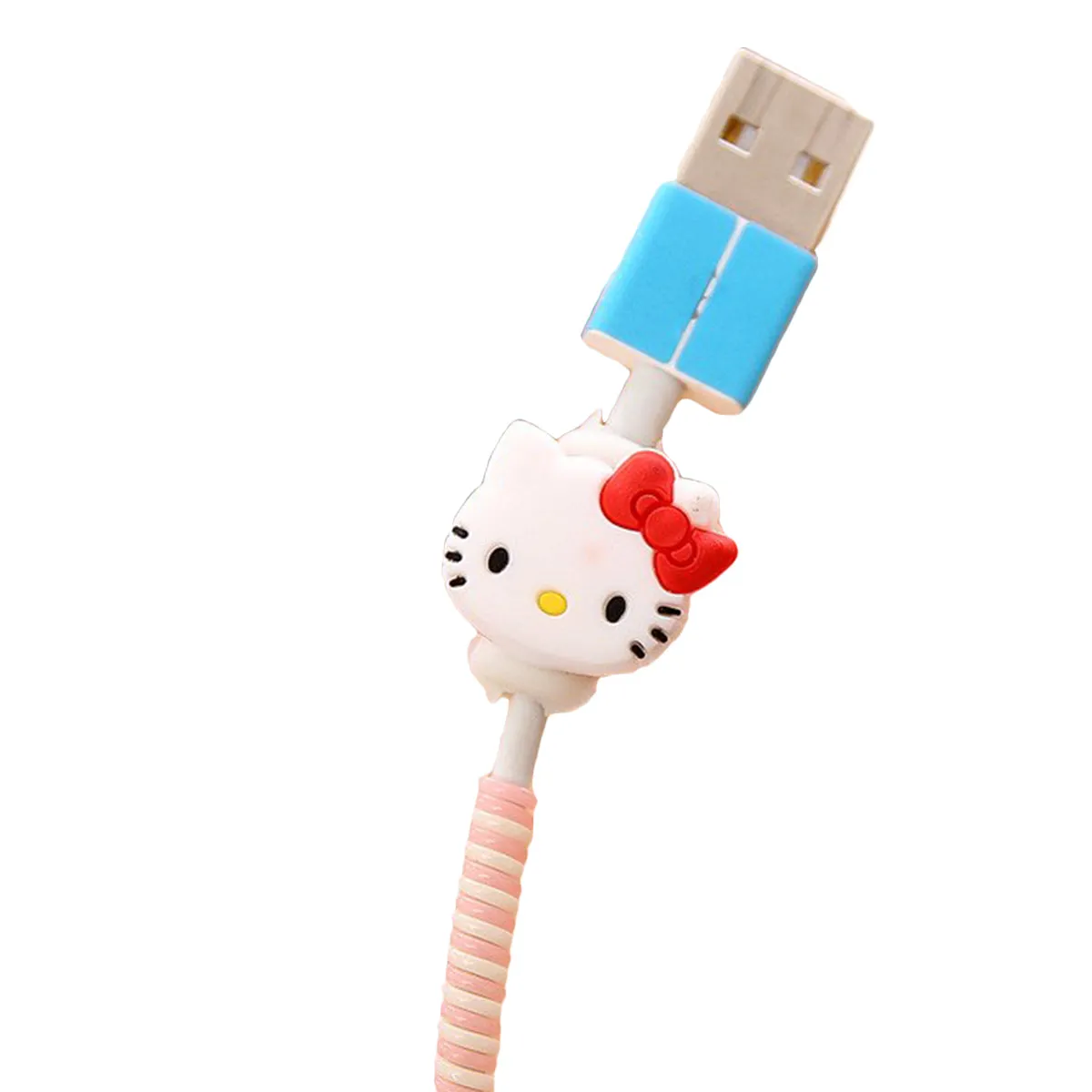 Wire Cable Protector - Hello Kitty - Red